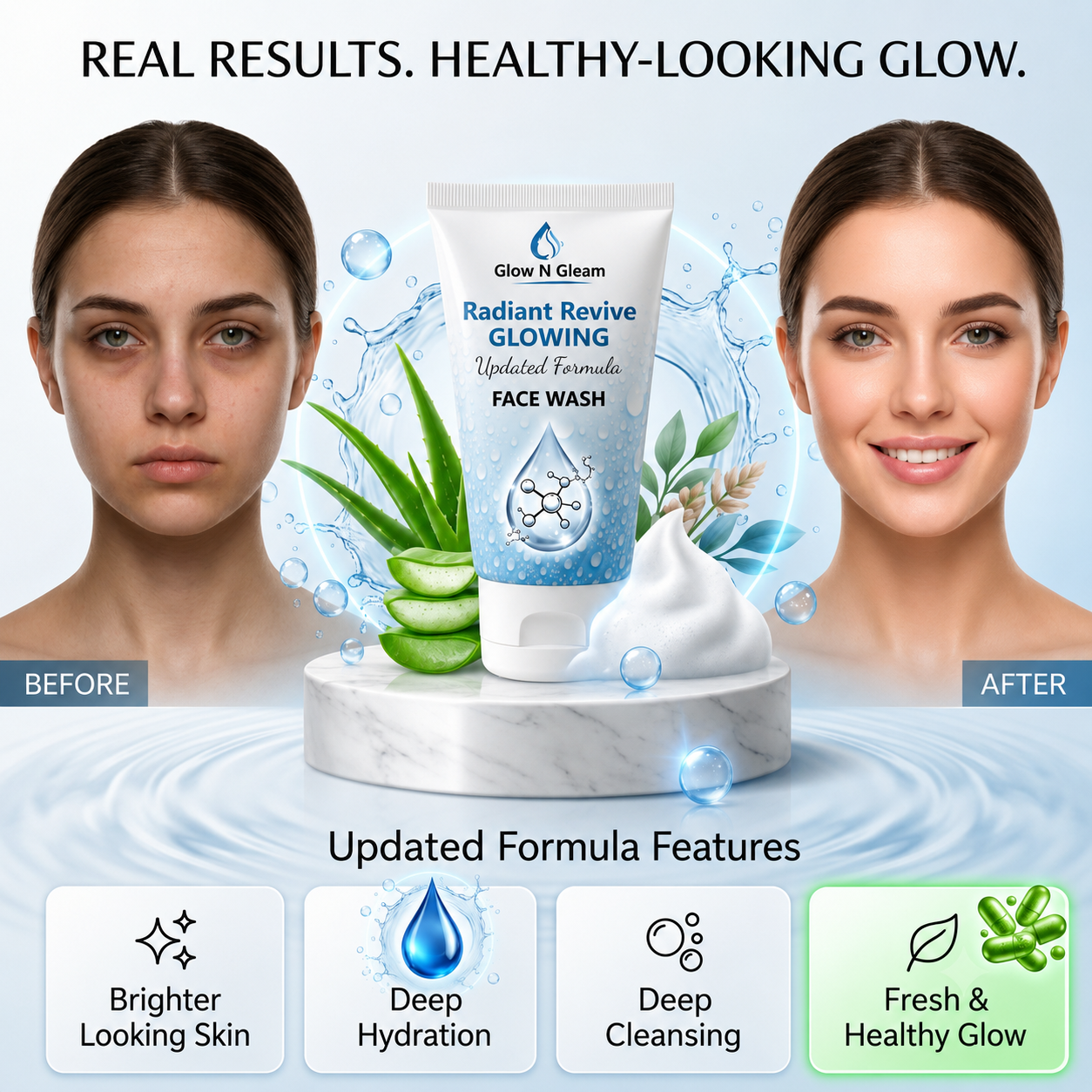 Glow N Gleam Radiant Revive Glow™ Brightening Face Wash