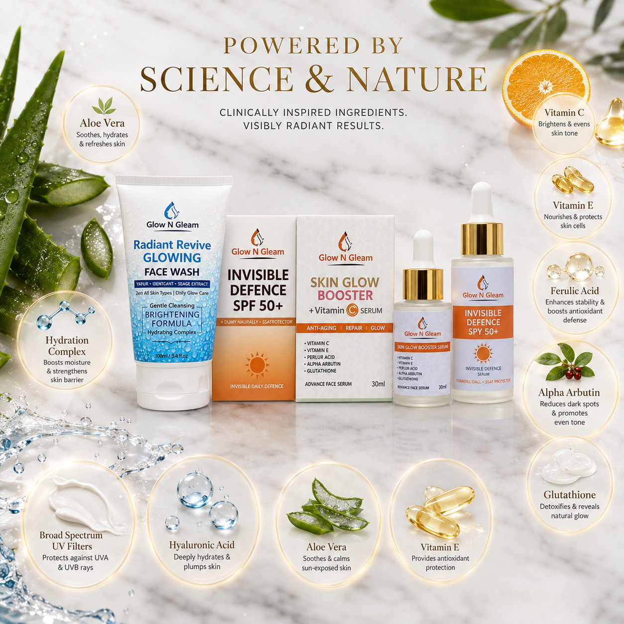 Glow N Gleam™ Complete Face Care Bundle