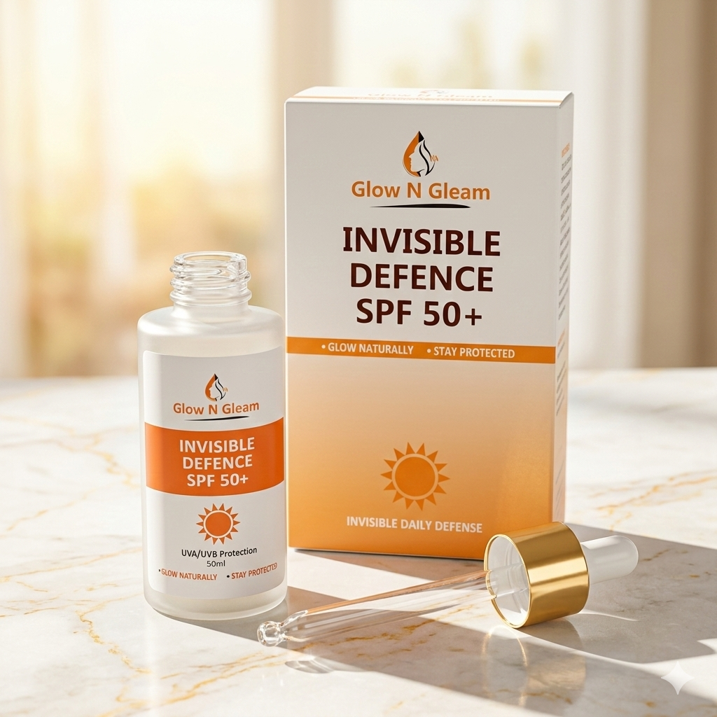 Invisible Defence SPF 50+ Sunscreen – Advanced Daily Sun Protection