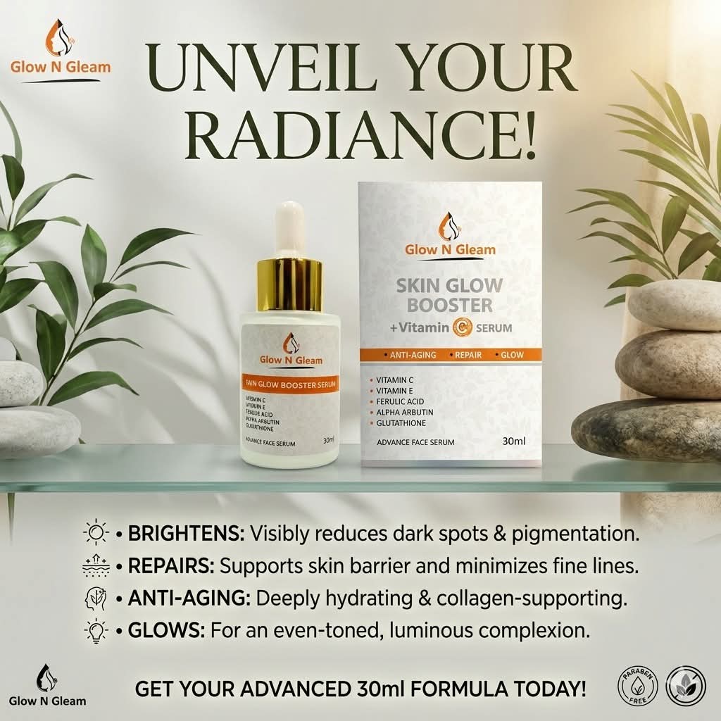 Skin Glow Booster Serum | Brightening & Hydrating Vitamin Glow Formula